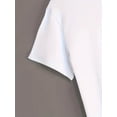 thumbnail image 4 of Simply Blessed Print T-shirt, Casual Short Sleeve Crew Neck Top For Spring & Summer, Women's Clothing Tee For Adult, Men, Women, Teen, Teenager, Adolescent, Youth Tee For Adult, Men, Women, Teen, Tee, 4 of 6