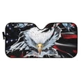thumbnail image 2 of Yuyamidu American Flag Car Sunshades for Windshield Eagle Windshield Sun Shade Car Accessories Cool Car Window Visor for Auto SUV Truck Van Car Protector, 2 of 5