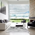 thumbnail image 7 of Ahgly Company Machine Washable Indoor Rectangle Transitional Platinum Silver Gray Area Rugs, 7' x 9', 7 of 7