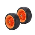 thumbnail image 2 of 2 piezas de ruedas de carro, ruedas de equipaje, piezas de repuesto de viaje, ruedas duraderas para 8 pulgadas 492 g naranja kusrkot Rueda de carro, 2 of 8