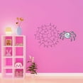 thumbnail image 3 of Cute Cartoon little Spider with Web Wall Design Wall Art Sticker Designs Vinyl Stickers For Home House Walls Rooms Windows Bedroom Decoration Size (28x28 inch), 3 of 3