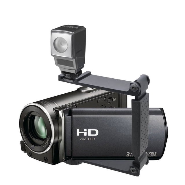 LED High Power Video Light (Super Bright) For Sony Handycam DCR-SR220 (Includes Mounting Brackets)