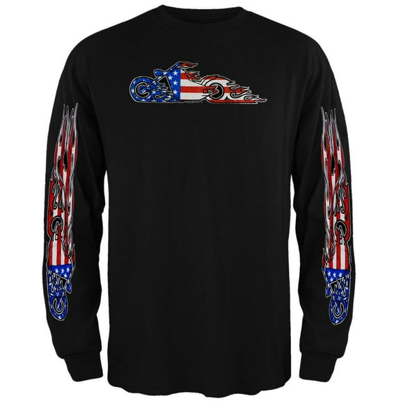 American Fire Bike Long Sleeve T-Shirt - X-Large