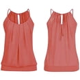 thumbnail image 3 of Gibobby Camisetas Poliéster Liso Calle Mujer Dama(Naranja,XG), 3 of 4