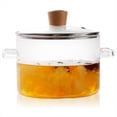 thumbnail image 2 of Ollas de Vidrio para Cocinar en la Estufa, Olla Transparente de 1.6L para Popurrí, Cacerola de Vidrio con Tapa, Utensilios de Cocina para Estufa., 2 of 5