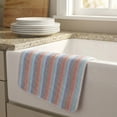 thumbnail image 7 of Unique Bargains Cotton Striped Cleaning Cloths Red Blue Green 14" x 14", 7 of 7