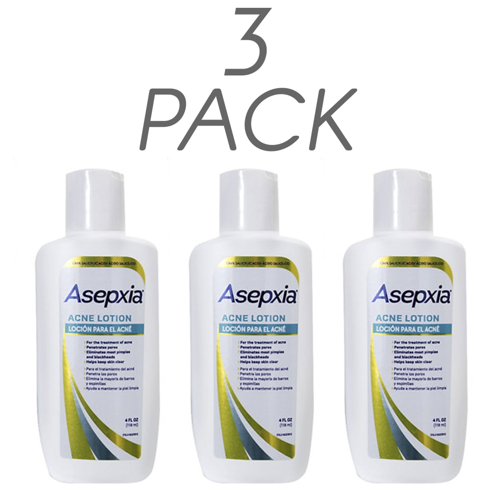 Asepxia Acne Lotion. Astringent. 1.86% Salicylic Acid for Pimples and