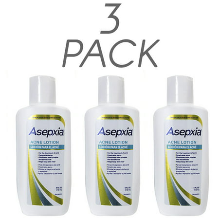 Asepxia Acne Lotion Pimples & Blackheads Deep Clean 4 Fl Oz / 118 mL. Pack of