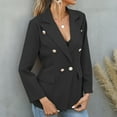 thumbnail image 5 of Meichang Blazers for Women Business Casual Long Sleeve Suit Elegant Lapel Button Work Office Cardigan Formal Solid Jacket, 5 of 5