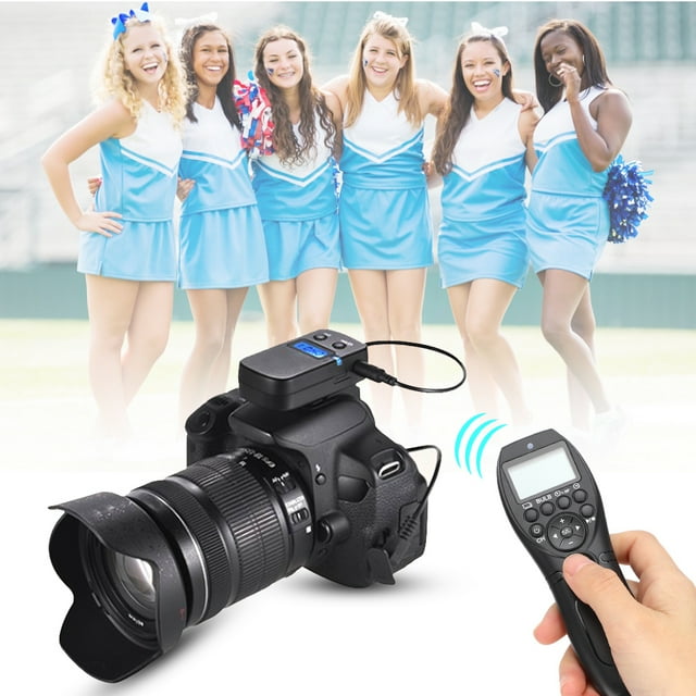 Camera Shutter Remote Control, Multiple Shooting Modes 2.4Ghz Wireless Channel FSK Shutter Remote Control 32 Channels For Camera