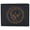 Black, variant on Genuine Leather RFID Chain Skull Printed Logo Credit Card ID Mens Bifold Wallet