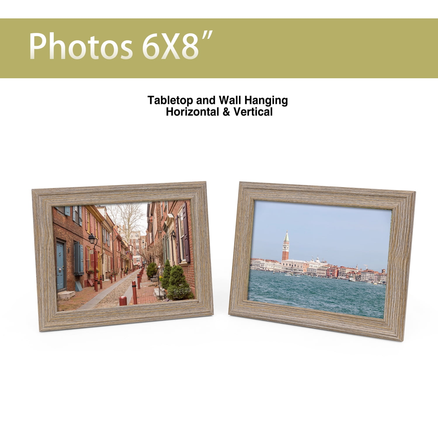 6/7/8 Picture Frames Antique Wall Tabletop Frame Display Pictures Wall  Combination Photos Frame Home Decors Product B03E - AliExpress