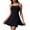 Black, variant on Womens Summer Tennis Romper Dresses Split Skirt Open Back Dress with Shorts Chest Padded Spaghetti Strap Rompers Workout Yoga, Pink, L