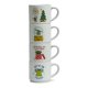 thumbnail image 5 of Juego de tazas Star Wars Grogu Holiday Cuteness, 4 piezas, 300 ml, 5 of 9