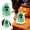 Green, variant on Blue Mini Resin Ghost Figurines 30 Pack, Glow in The Dark Small Ghost Statues for Halloween, Tiny Ghost Decor for Pot Landscape Garden Party Favors