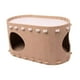 thumbnail image 3 of Casa para gatos, cama para gatos, cueva, cama cerrada, escondite para gatos, muebles para gatos, caseta, túnel para gatos Caqui, 3 of 9