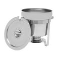 thumbnail image 7 of 11L/9.9Qt Soup Warmer Soup Chafer Station with Water Pan, 201 Stainless Steel Food Warmer Catering Supplies, Includes Fuel Holder, 7 of 7
