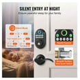 thumbnail image 6 of Fingerprint Door Lock with Handles - Keyless Entry, Password & Fingerprint Access - Smart Security Lock for Home - Waterproof, 50 Fingerprints & 100 Passcodes, 6 of 8