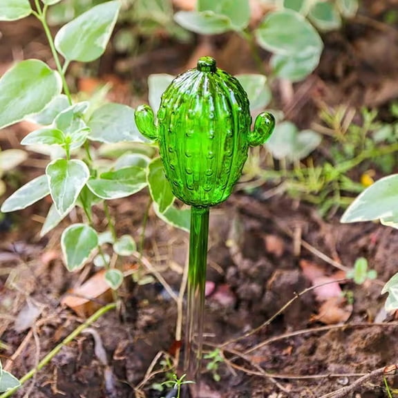 1PCS Plant Watering Globes, Cactus Self Watering Globes, Glass Self Watering Planter Insert, Cacti Plant Watering Devices, Automatic Plant Waterer Indoor