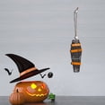 thumbnail image 3 of Colgantes de calabaza de fantasma blanco con cabeza de Calavera, accesorios de decoración de fiesta de Halloween, cuerda de madera pintada, colgantes creativos L5, 3 of 4