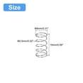 thumbnail image 2 of Compression Spring, 5 Pack 304 Stainless Steel, 8mm OD, 0.5mm Wire, 15mm Length, 2 of 6