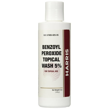 Harris Benzoyl Peroxide 5% Wash - 5 oz (Best Benzoyl Peroxide Products Uk)