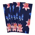 thumbnail image 2 of Lotus Flowers and Blue Butterflies Kitchen Towels Set of 4 Tea Towels for Kitchen Decorative Waffle Dishcloths 28x18in, 2 of 7