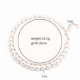 thumbnail image 1 of Collier Ras du Cou Imitation Perle Blanc Élégant pour Femmes Grande Perle Ronde Bijou de Mariage Cadeau pour Fille, 1 of 5