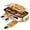 Beige, variant on Indoor electric Frying Pan & Smokeless Grill, 1700W, Non-Stick Detachable Plate, Grill Net, Temperature CONTROL, Dishwasher Safe, Holiday Gift