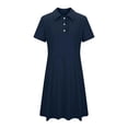 thumbnail image 5 of SUYIDA Girls Flutter Sleeve Solid Color Dress, Lace with Side Pockets, Lightweight Everyday Casual Swing Dress for Girls, 5 of 6