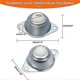 thumbnail image 2 of 8-Pack Small Nylon Ball Casters for Furniture & Cabinets - Transfer & Transport Wheels, 2 of 5