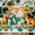 thumbnail image 4 of 24 Pz Plato Pastelero De Cartón Premium Fiesta De Cumpleaños Dinosaurios, 4 of 4