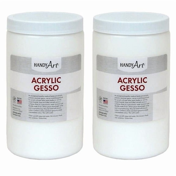 Handy Art 32 oz Handy Art Acrylic Gesso - 2 Each