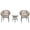 Beige + Black, variant on Costway 3-Piece Wicker Patio Bistro Set,Outdoor Acapulco Chairs and Tempered Glass Table Beige + Black