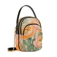 thumbnail image 7 of FORMRS Crossbody Bag for Women Quilted Travel Shoulder Cell Phone Purse with Chain Strap Handbag, Abstract Floral Art, 7 of 7