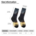 thumbnail image 2 of Logiee Sleeping Dragon In Forest Print Adult Socks for Men & Women,Calf Socks, Ankle Socks,Boots Socks,Breathable Casual Sock,Unisex Crew Socks, 2 of 6