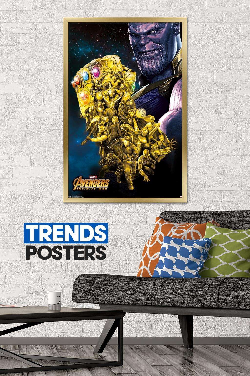 Marvel Cinematic Universe - Avengers - Infinity War - Fist Wall Poster, 22.375" x 34", Framed