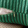 thumbnail image 5 of Paquete de 2 fundas de almohada de pana de 30 x 50 cm para la zona lumbar, color verde oscuro, para sofá, dormitorio o sillón., 5 of 5