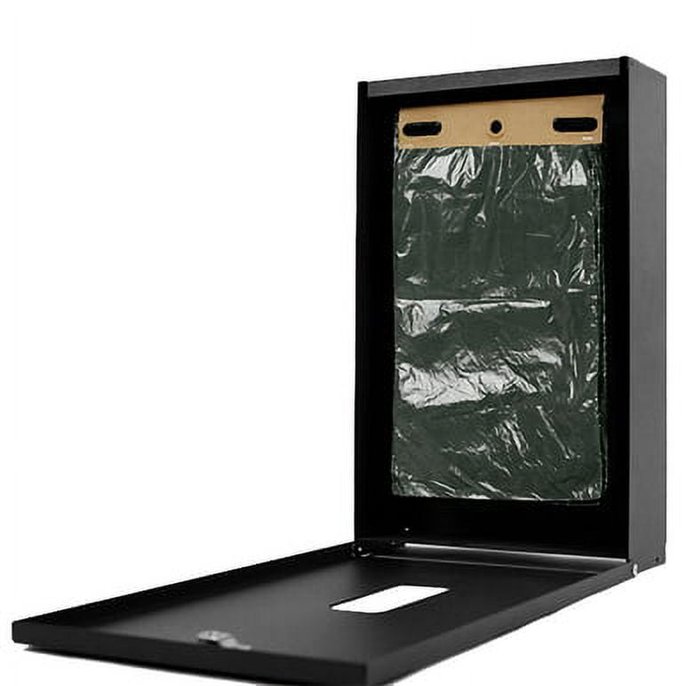 The Gladiator® Dog Waste Station / MittN Bag™ System (Black)