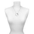 thumbnail image 3 of Delight Jewelry Acrylic 1 1/2" Ring Imitation Pearl Best Mom Ever Charm Necklace, 3 of 4