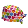 thumbnail image 2 of AJGRHE Valentine Beret Hat With Heart Print Fashion Knit Headwrap Scarf For Hair Styling Multicolour5 One Size, 2 of 3