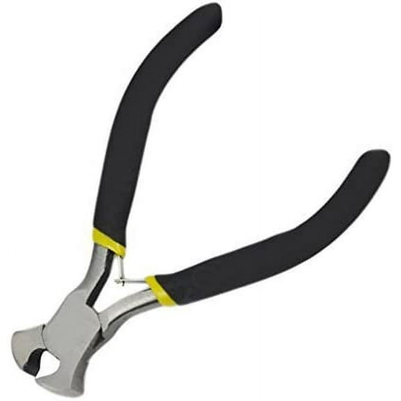 End Cutting Pliers Jewelry Beading Wire Cutter Tools,Linesman Pliers/Long Nose with Blade/ Diagonal/ Curved Bend/ Needle Nose/ Flat/ Round Nose Pliers,Solid Bottom End Cutting Repair Tool