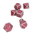 thumbnail image 2 of Dados de metal, 7 piezas de dados poliédricos, juego exquisito, juego de dados poliédricos, juego de dados de metal, tecnología de vanguardia, 2 of 9