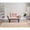 Beige, variant on Beige Metal Frame | Compact for Small Spaces, Easy to Move