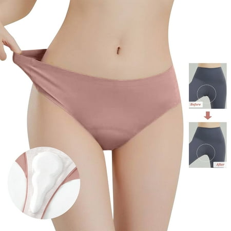 Aooho Camel Toe Cover Thongs Seamless Low-waisted G String for Women No Show Underwear Panty Brief Yoga 1 Pack