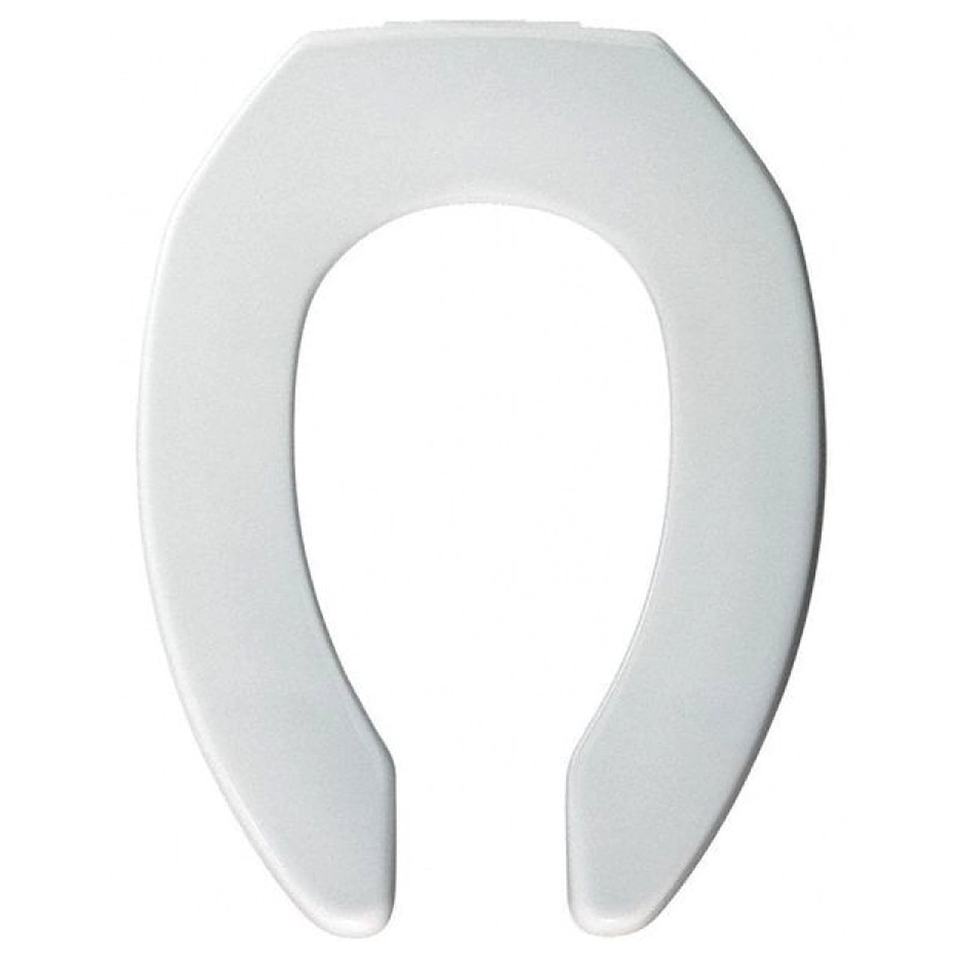 BEMIS 3L2155T-000 Toilet Seat, Without Cover, Plastic, Elongated, White