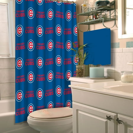 Mlb Chicago Cubs 72 X 72 Shower Curtain 1 Each Walmart Com