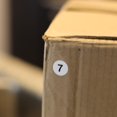 thumbnail image 3 of Circle Dot Number 7 Stickers | 0.75" Inch Round | 500 Pack, 3 of 3