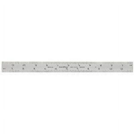 BROWN AND SHARPE PRECISION 599-311-1204 45570 12" RULE TEMPEREDCODE A