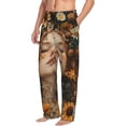 thumbnail image 6 of Susaid Whimsical Flower Crown Maiden Print Mens Pajama Pants Set Sleep & Lounge Pants, PJ Bottoms with Pockets and Button Fly-XX-Large, 6 of 6